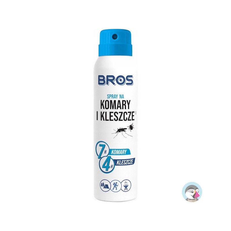 Spray na komary i kleszcze 90ml BROS