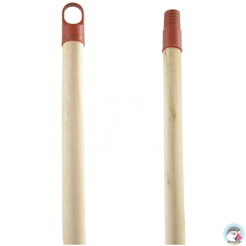 Kij do miotły drewniany 120cm z gwintem