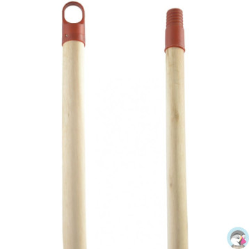 Kij do miotły drewniany 120cm z gwintem