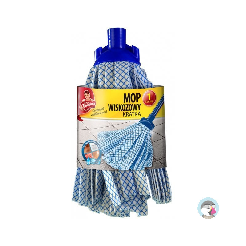 Mop wiskozowy kratka PB-3937 ANNA ZARADNA