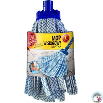 Mop wiskozowy kratka PB-3937 ANNA ZARADNA