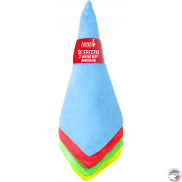 Ściereczki z mikrofibry uniwersalne 4szt ANNA ZARADNA PS-5588