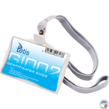 Identyfikator na smyczy 85mm x 35mm GI002 TETIS