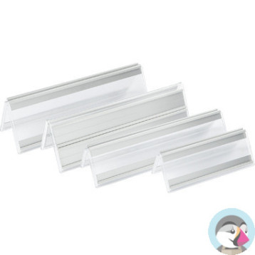 Identyfikator nabiurkowy 23x7cm jednostronny Panta Plast