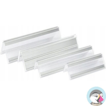 Identyfikator nabiurkowy 23x5 cm jednostronny 0403-0031-00 Panta Plast