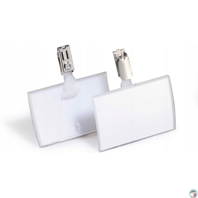 Identyfikator 54x90mm z klipem(25 sztuk) 821619 CLICK FOLD DURABLE