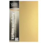 Karton ozdobny A4 MILLENIUM złoty 250g. (20ark.) 200776 Galeria Papieru