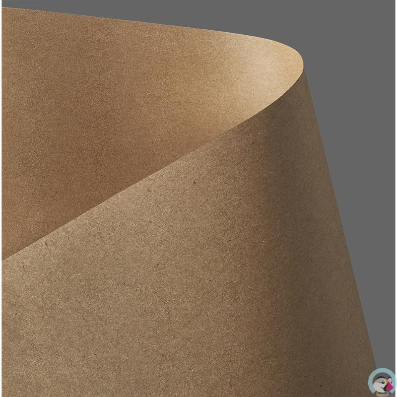 Karton ozdobny KRAFT ciemnobeżowy 230g. (20) 204426 Galeria Papieru