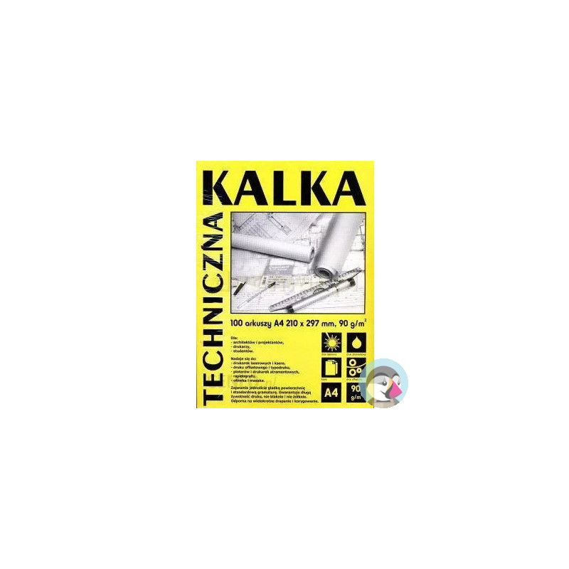 Kalka kreślarska A4 90g. 100 arkuszy KAL-DA4901 KOH-I-NOOR