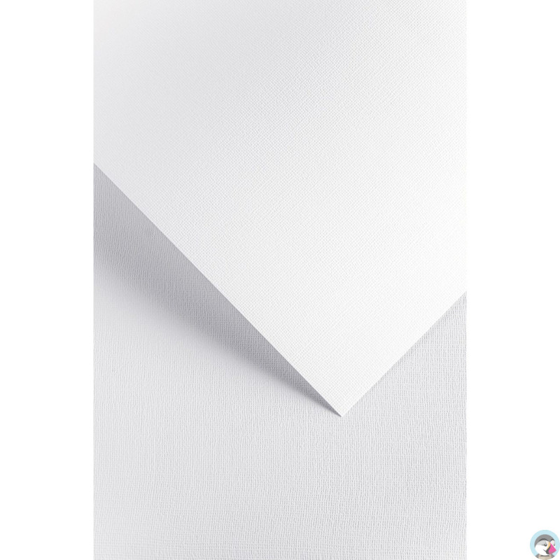 Karton ozdobny A4 Len biały 220g. (20ark.) 201831 Galeria Papieru