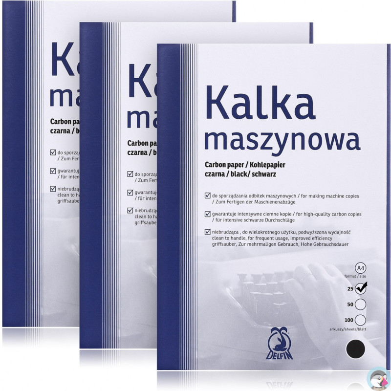 Kalka maszynowa A3 100 ark. DELFIN