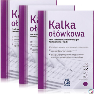 Kalka ołówkowa A3 100 arkuszy DELFIN