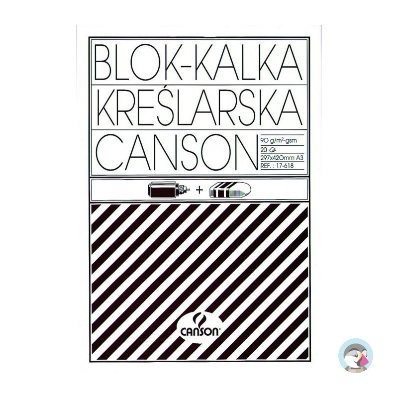 Kalka kreślarska A3 20k 90/95g blok 200005323 CANSON