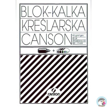 Kalka kreślarska A3 20k 90/95g blok 200005323 CANSON