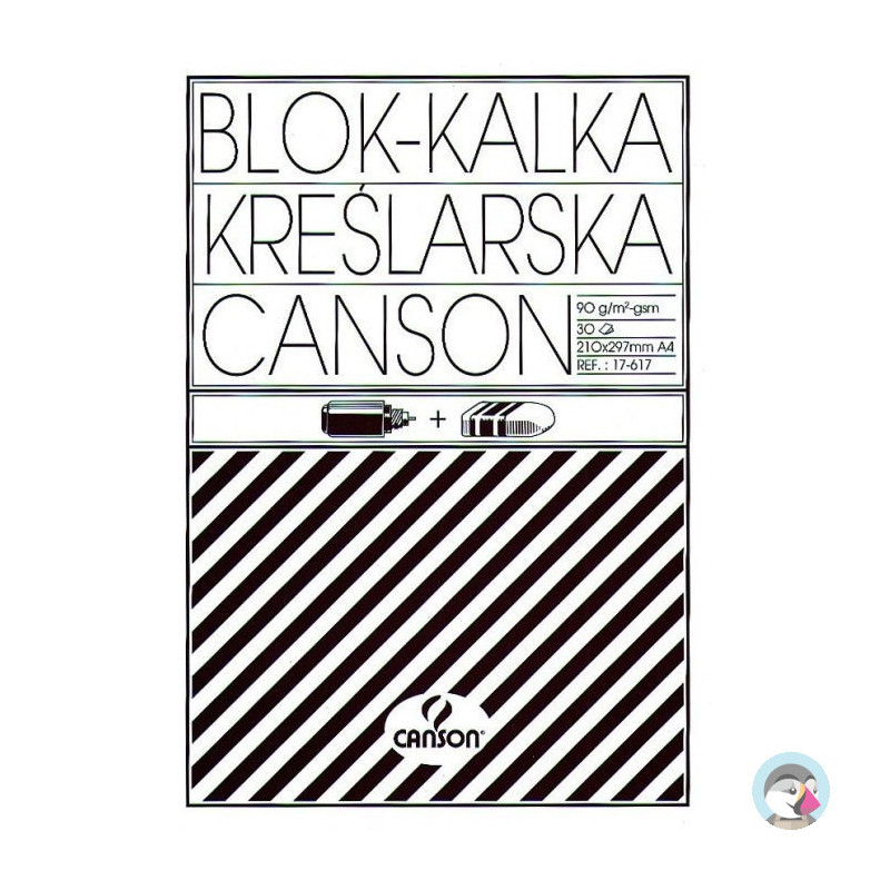 Kalka kreślarska A4 30k 90/95g blok 200005322 CANSON
