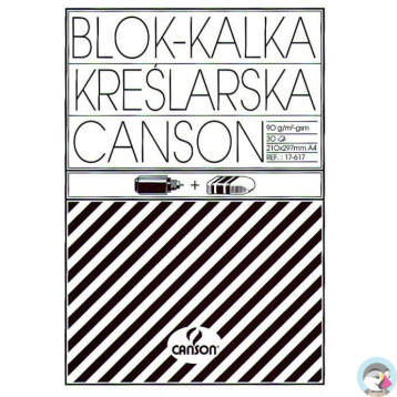 Kalka kreślarska A4 30k 90/95g blok 200005322 CANSON