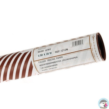 Kalka kreślarska rolka 0.9x20m 90/95 12-128 CANSON 200012128