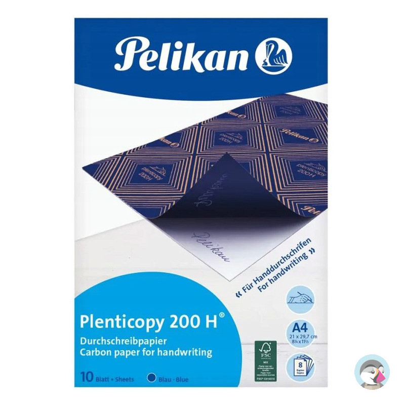 Kalka ołówkowa A4 10ark. 200H niebieska 100401561 PELIKAN