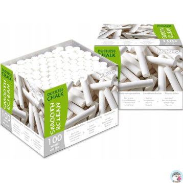 Kreda biała okrągła niepyląca (100) MUNGYO TT6283