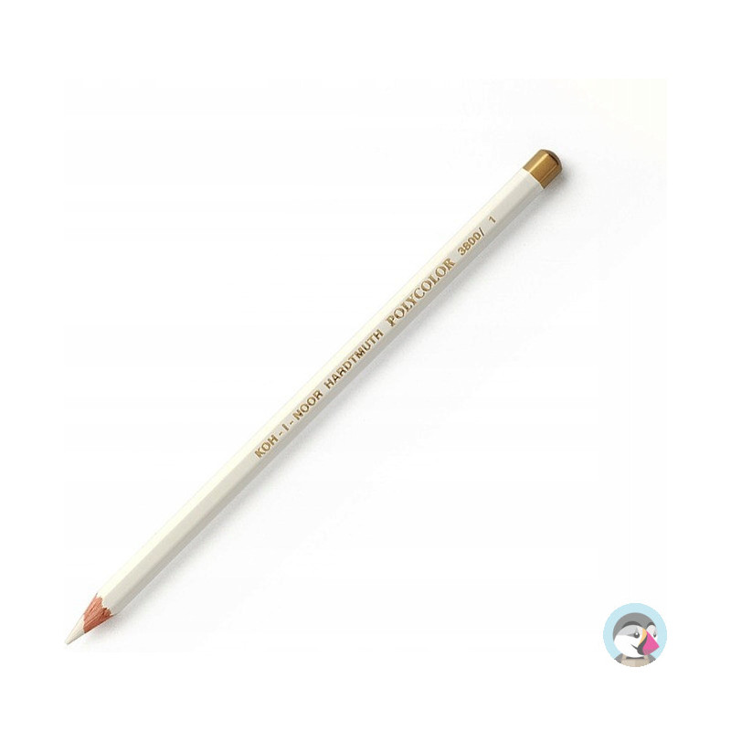 Kredka biała POLYCOLOR 3800-01 KOH-I-NOOR