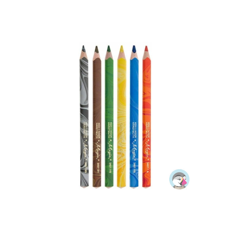 Kredki MAGIC TRIO 6 kol. 3408/06 KOH-I-NOOR