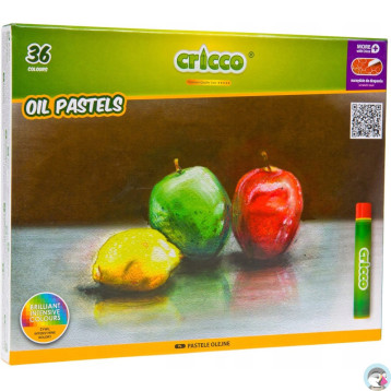 Kredki CRICCO pastele olejowe 36kolorów CR481K36/A