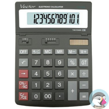 Kalkulator VECTOR DK206 12 pozycyjny
