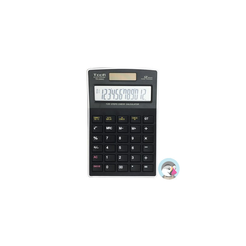 Kalkulator TOOR TR2464C 12 pozycyjny funkcja sprawdzania 120-1476