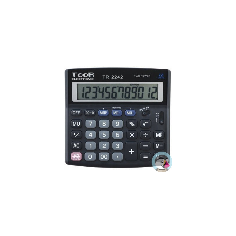 Kalkulator TR2242 12pozycji TOOR 120-1458 KW