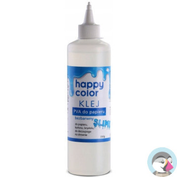 Klej do papieru PVA butelka 250gram HA 3430 0250 HAPPY COLOR