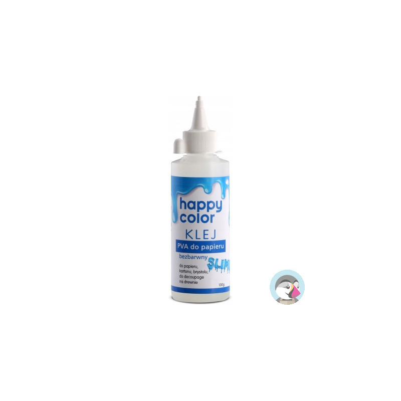 Klej do papieru PVA butelka 100gram HA 3430 0100 HAPPY COLOR