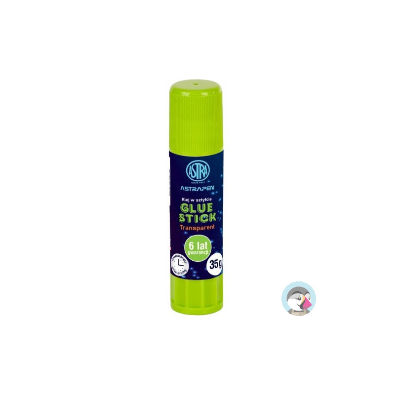 Klej szkolny w sztyfcie Glue Stick transparentny 35g. 401120007 ASTRA