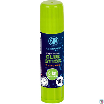 Klej szkolny w sztyfcie Glue Stick transparenty 15g. 401120005 ASTRA