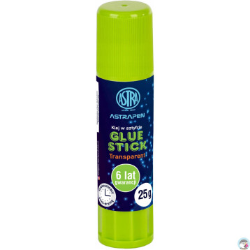 Klej szkolny w sztyfcie Glue Stick transparentny 25g. 401120006 ASTRA