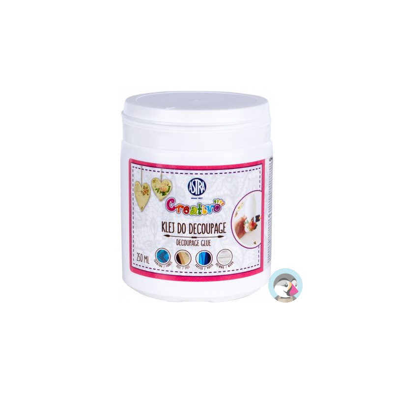 Klej szkolny do decoupage 250ml Creativo 401120002 ASTRA