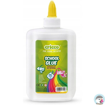 Klej w płynie do prac plastycznych 480g. CRICCO CR930 LU