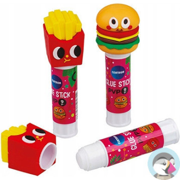 Klej w szyfcie PVA 9g. mix BURGER I FRYTKI 80355 CENTRUM
