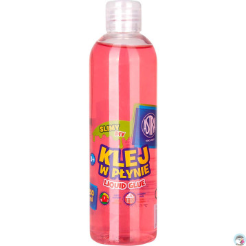 Klej szkolny w płynie transparentny 250ml różowy 401119008 ASTRA