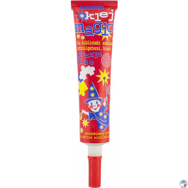 Klej MAGIC 45g introligatorski CR w metalowej tubie z precyzyjnym aplikatorem KAMABEN