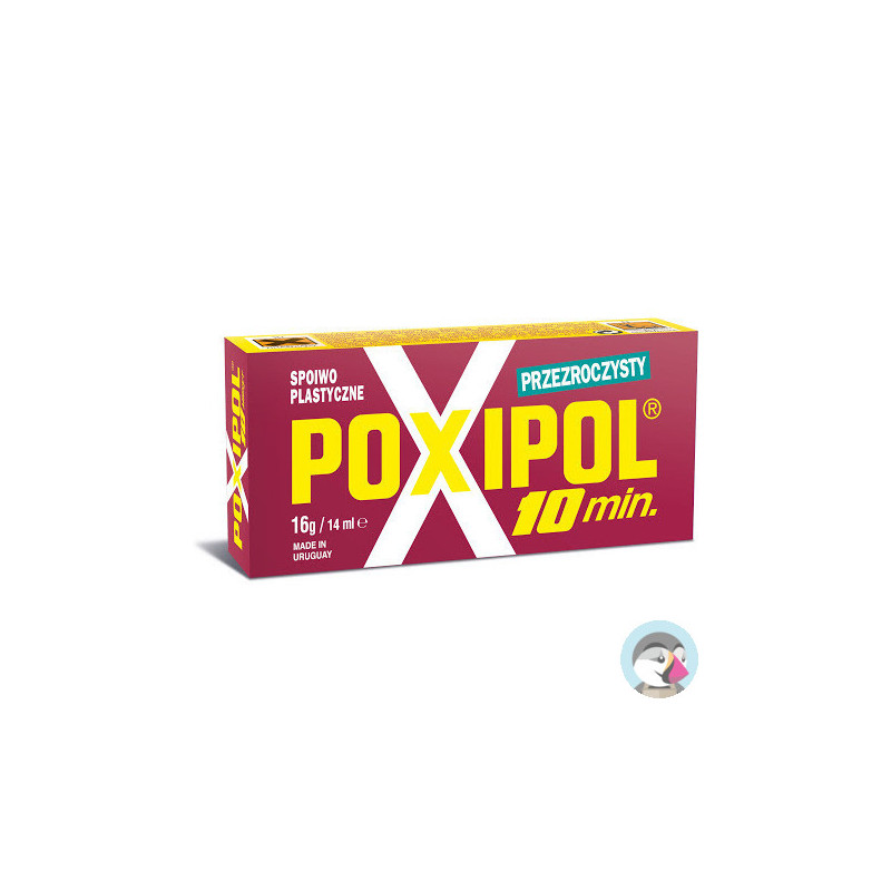 Klej POXIPOL 16g/14ml przezroczysty epoksydowy dwuskładnikowy