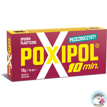 Klej POXIPOL 16g/14ml przezroczysty epoksydowy dwuskładnikowy