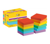 Bloczki samoprzylepne POST-IT Super Sticky, 47,6 x47,6mm 12x90kart. PLAYFUL 3M-7100290166