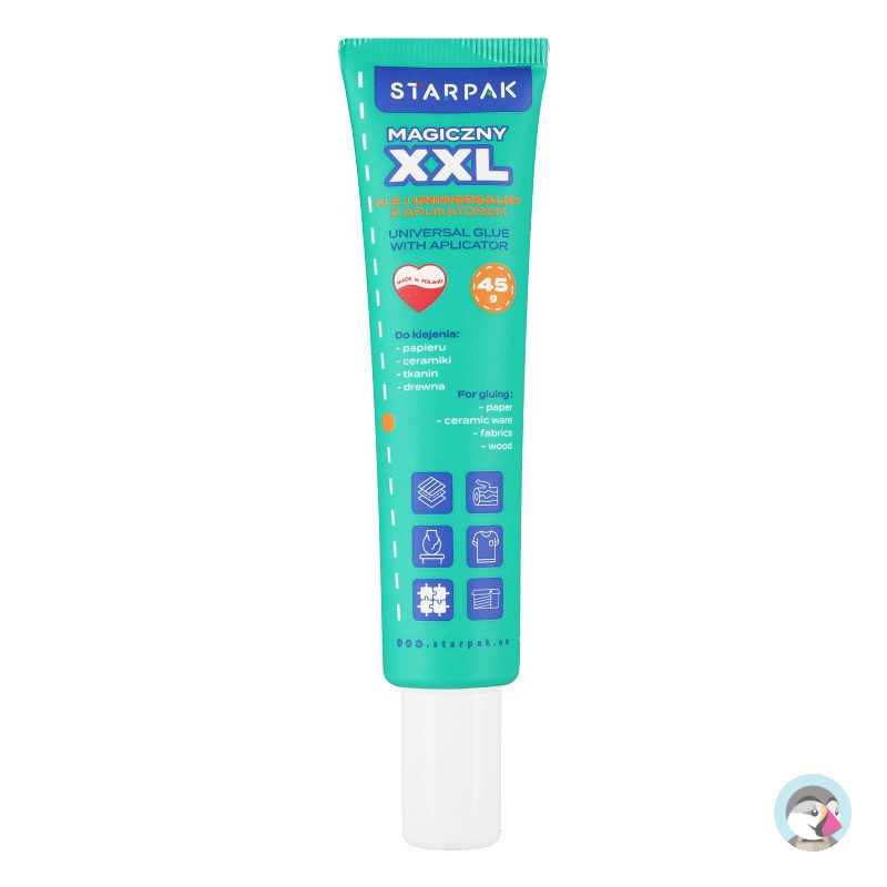 Klej magiczny XXL w tubie z aplikatorem 45g. 547939 STARPAK