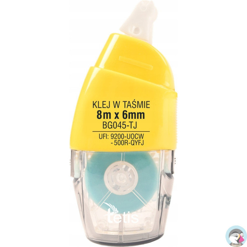 Klej w taśmie permanentny 6mm/8m BG045-TJ TETIS