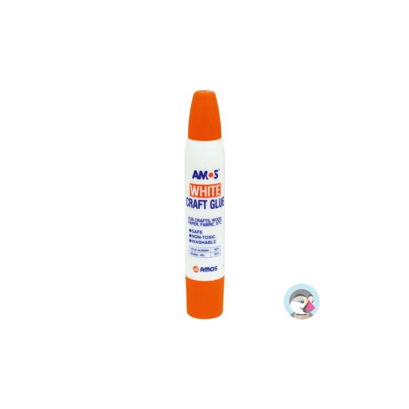 Klej w płynie biały 34ml/36g AMOS WCG34D12 130-1488
