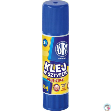 Klej szkolny w sztyfcie Glue Stick transparentny 15g 401110003 ASTRA
