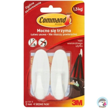 Haki COMMAND wielokrotnego użytku wodoodporne 3M-XA004837606 W17081PL