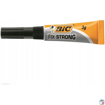 Klej sekundowy FIX STRONG blister 12szt. 9048264 BIC