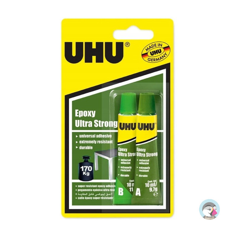 Klej UHU 170kg EPOXY Ultra Strong 2x 10ml 37550