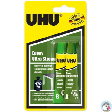 Klej UHU 170kg EPOXY Ultra Strong 2x 10ml 37550